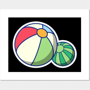 Beach Ball Posters and Art